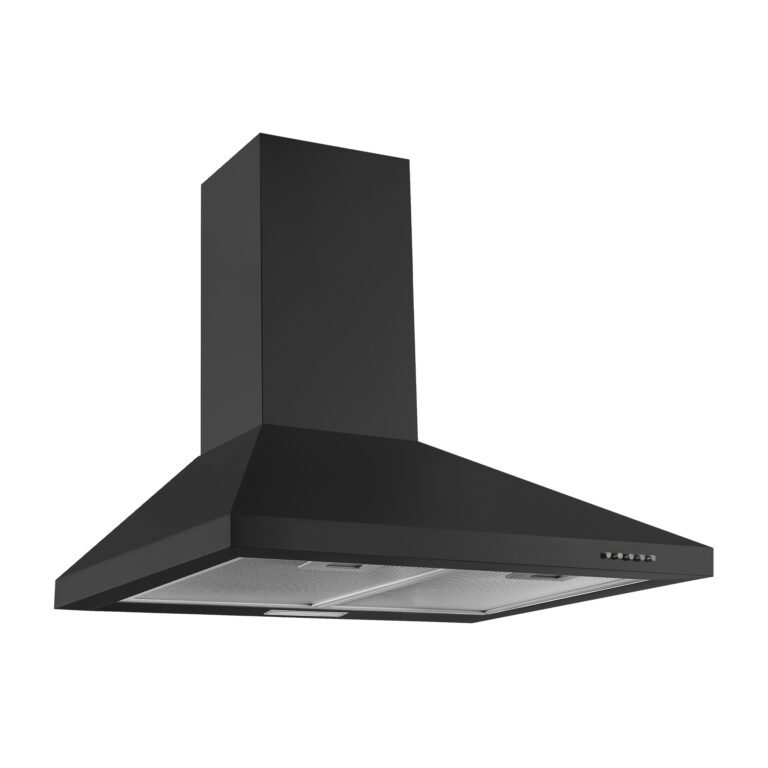 60cm Black Slimline Canopy Rangehood - Bellini